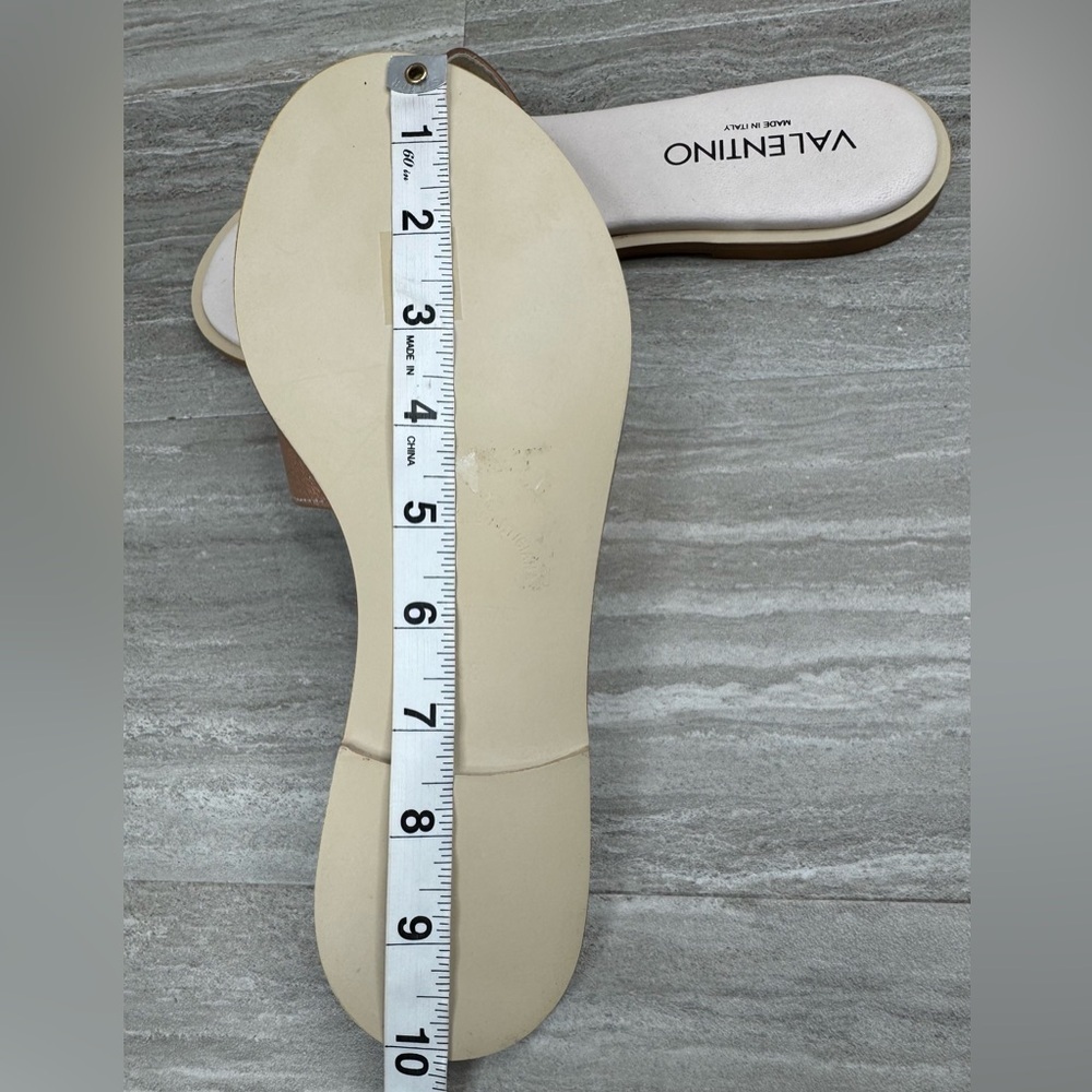 NEW! Valentino by Mario Valentino Bugola Slide Sandal in Copper Womens Size 8 - Picture 9 of 14